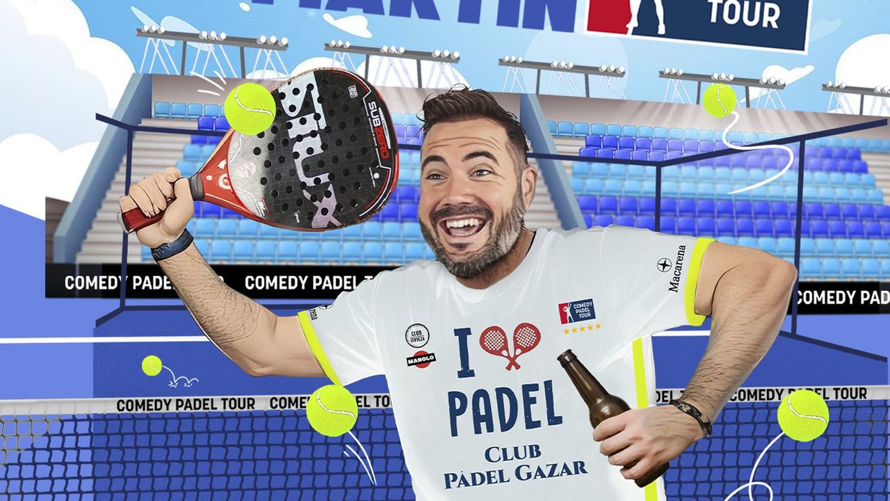 Abraham Martín. Comedy Padel Tour