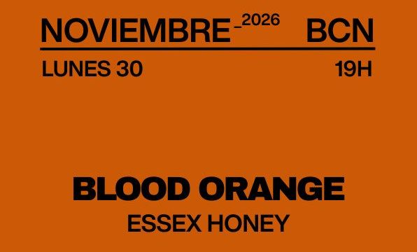 Blood Orange, Essex Honey · AUDE: Listening sessions