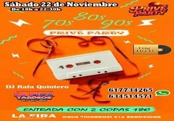 Privé Party 70s 80s 90s All Together