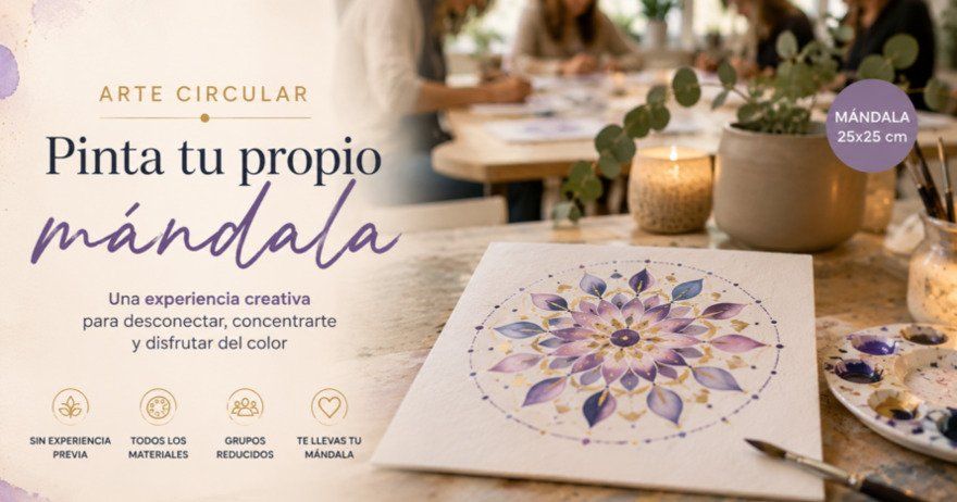 Arte circular. Pinta tu propio mándala