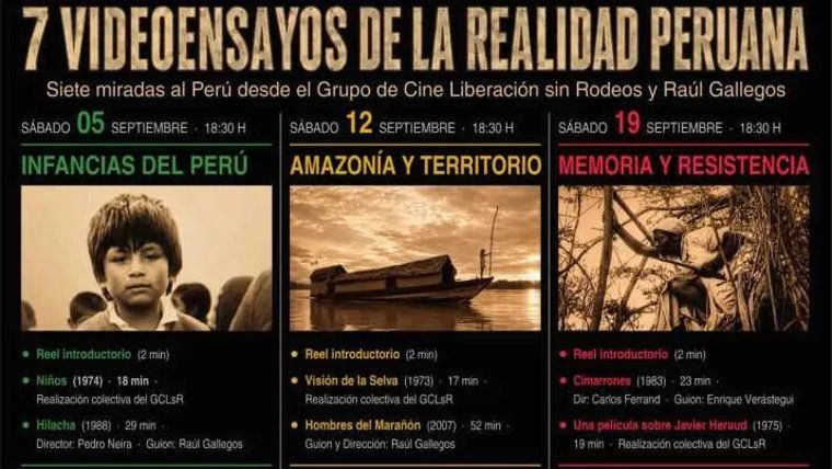 Ciclo de proyecciones de documentales del Perú