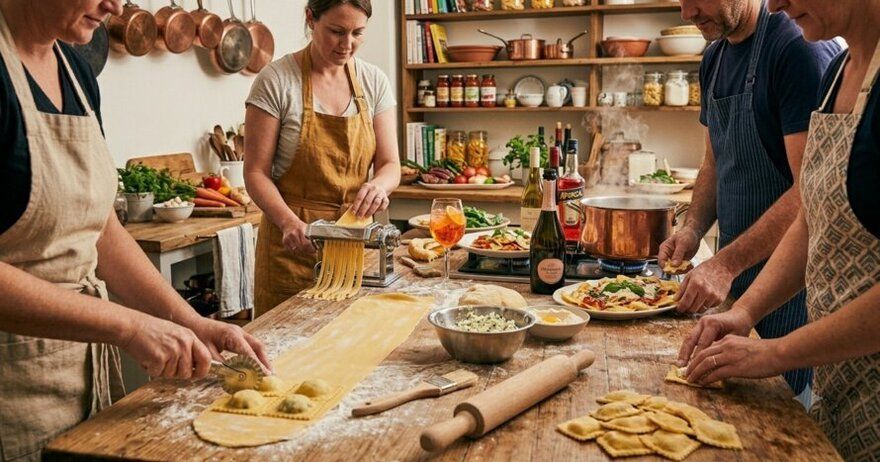 Taller de Pasta fresca con Aperol