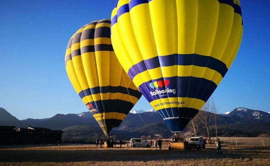 Paseo en globo por el Montseny