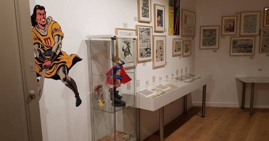 Entrada al Museu del Còmic i la il·lustració