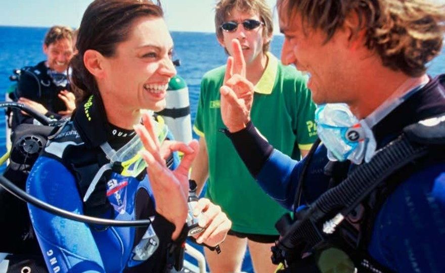 Bautismo de buceo en Barcelona