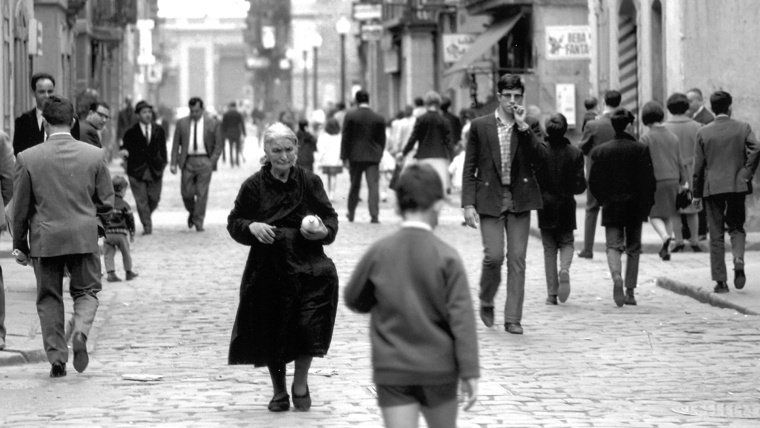 La Barceloneta, 1960. Fotografías de Xavier Agramont