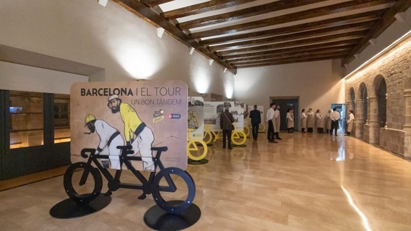 Exposició 'Barcelona i el Tour, un bon tàndem'