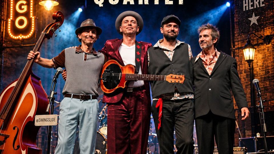 CHINO SWINGSLIDE QUARTET (blues, swing, roots)