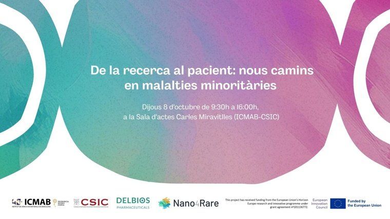 Jornada “De la recerca al pacient: nous camins en malalties minoritàries”