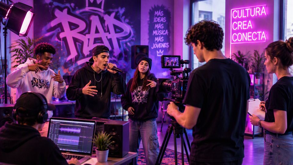 Una canción, muchas voces: taller de creación colectiva de rap