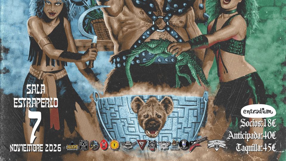 Metalcova Fest XVII: Stormwitch + Axetasy + Hyena + Rave In Fire + Whirlwind