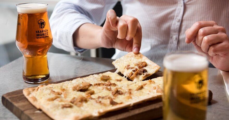 Menú Maridaje en Fàbrica Moritz Barcelona