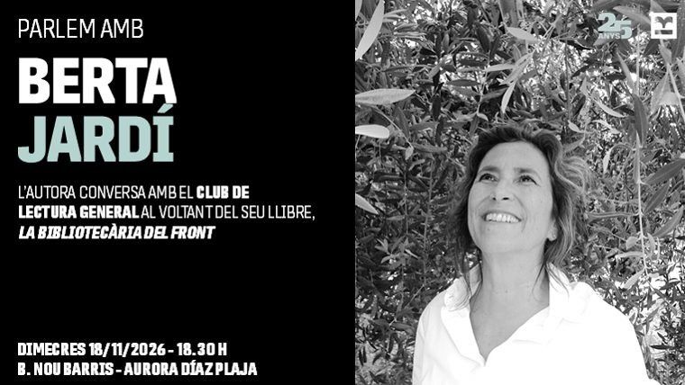 Encuentro con Berta Jardí sobre «La bibliotecària del front»