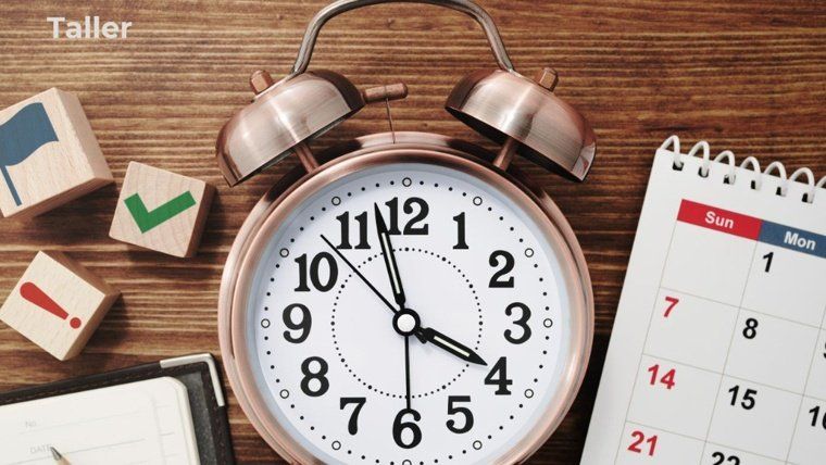 Taller de gestión del tiempo y pensamientos para vivir con calma