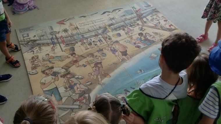 Taller: la platja peça a peça
