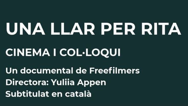 Proyección y coloquio del documental «Una llar per Rita»