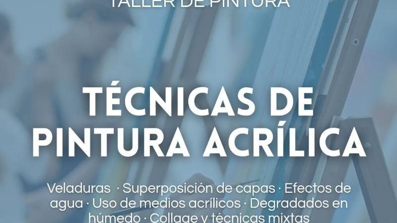 Clase de pintura acrílica