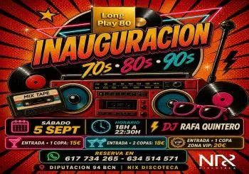 Nueva temporada Tardeos Long Play 80 en NIX Barcelona