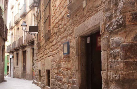 Entrada a la Sinagoga Mayor de Barcelona