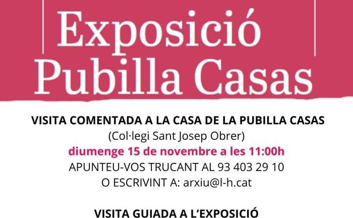 Visita guiada a l'exposició sobre la Pubilla Casas