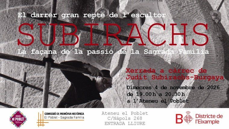 Xerrada «Subirachs i la façana de la Passió»