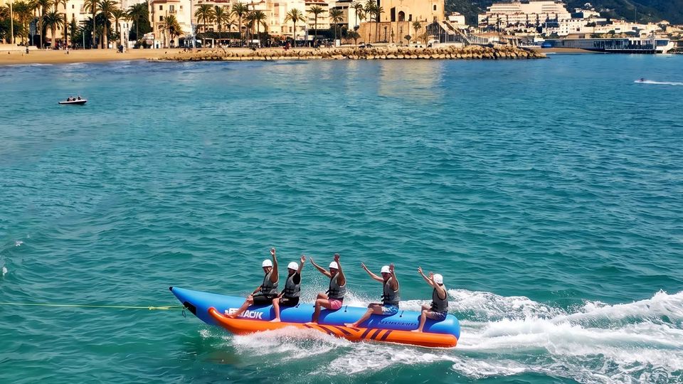 Banana Boat in Sitges: The Ultimate Group Water Ride