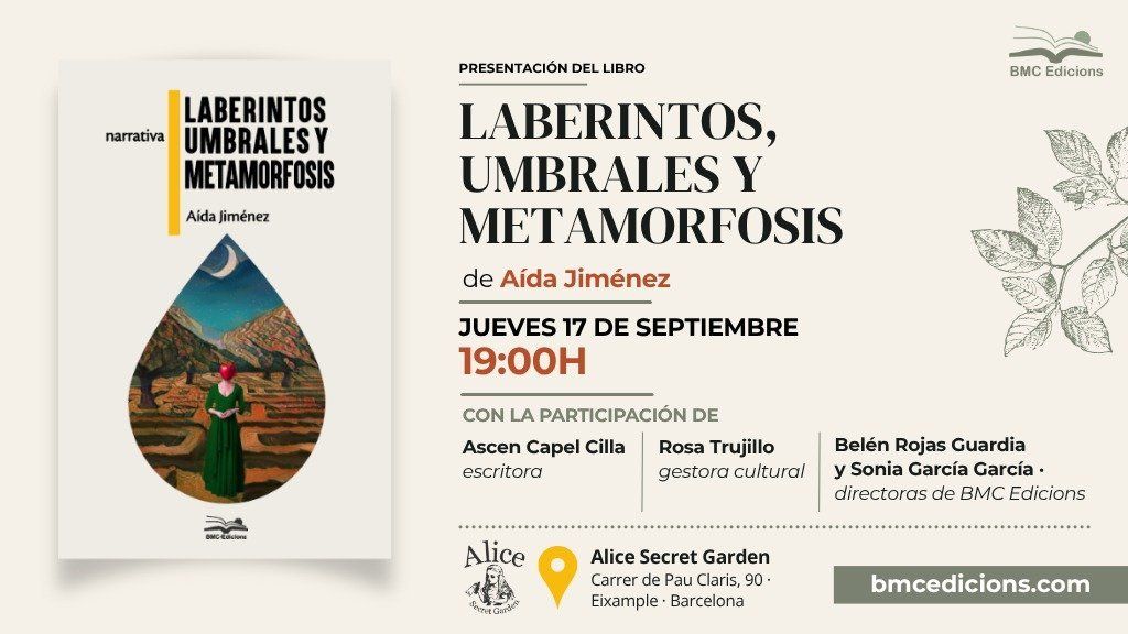 Presentación «Laberintos, umbrales y metamorfosis» de Aída Jiménez