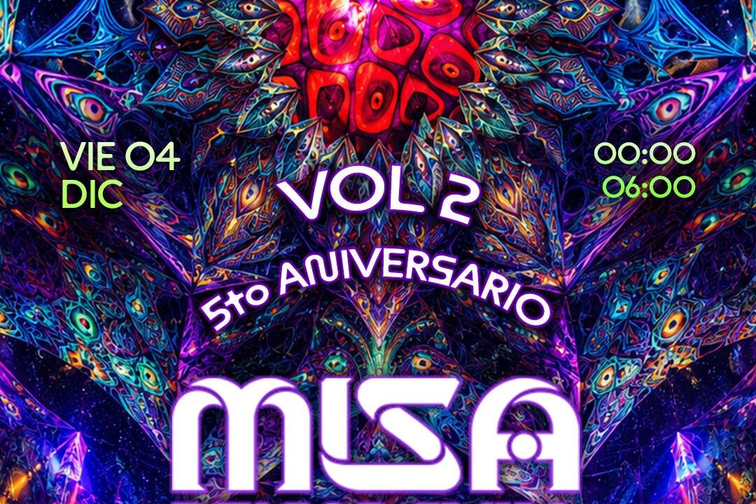 5to Aniversario Misa Psicodelika - Sala Dresden - Viernes 04 de diciembre
