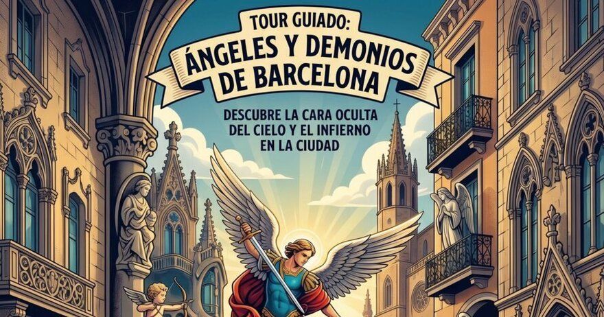 Ruta Barcelona de los ángeles y demonios: iconografía y misterio