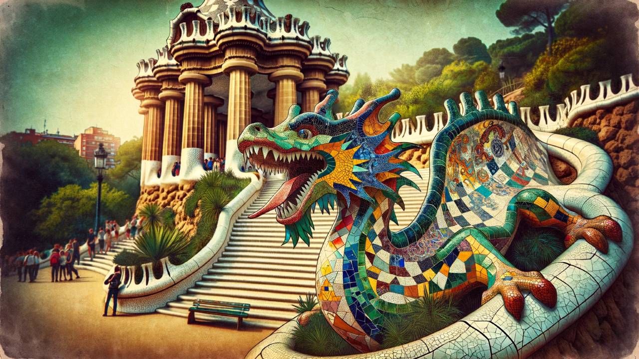 El dragón del Parc Güell: un símbolo de Barcelona lleno de misterio y arte
