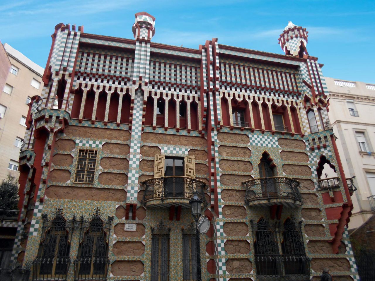 Casa Vicens en Barcelona, obra de Gaudí. Foto: Canaan – Trabajo propio, CC BY-SA 4.0
