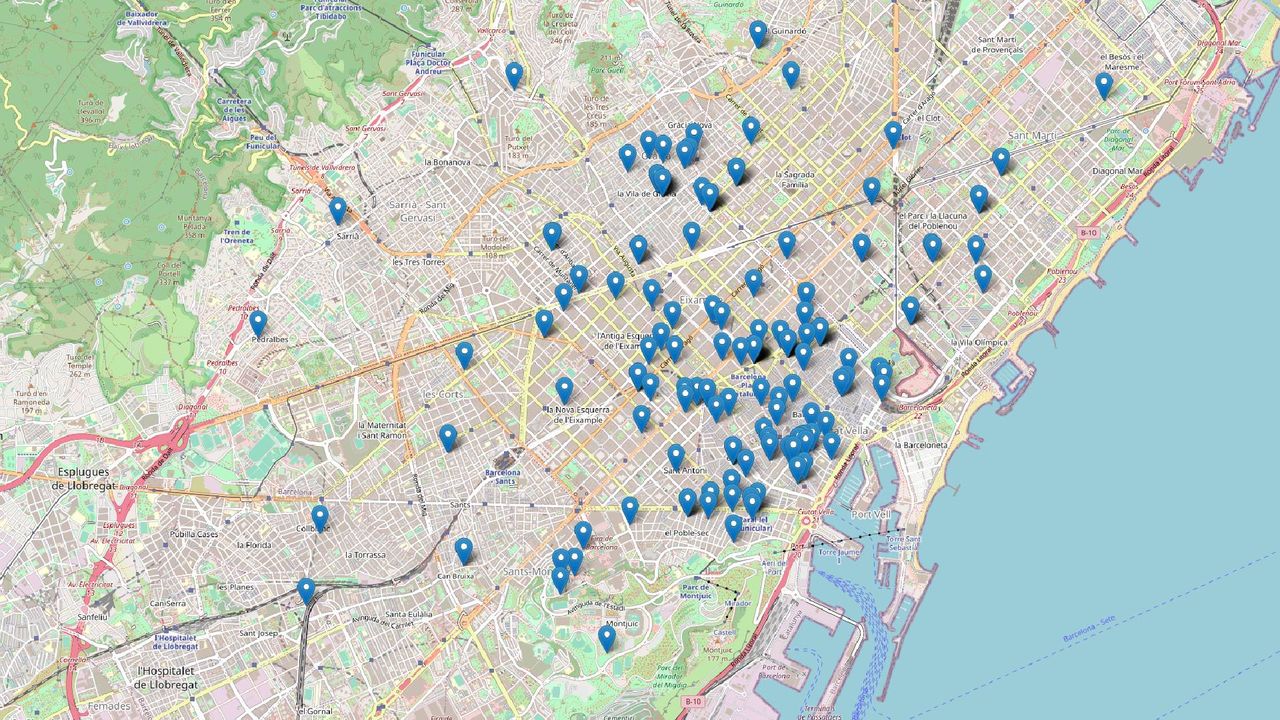La nueva vista en mapa de Hoy Barcelona: descubre planes y organiza tus rutas de ocio de manera sencilla