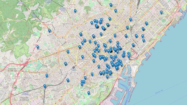 La nueva vista en mapa de Hoy Barcelona: descubre planes y organiza tus rutas de ocio de manera sencilla