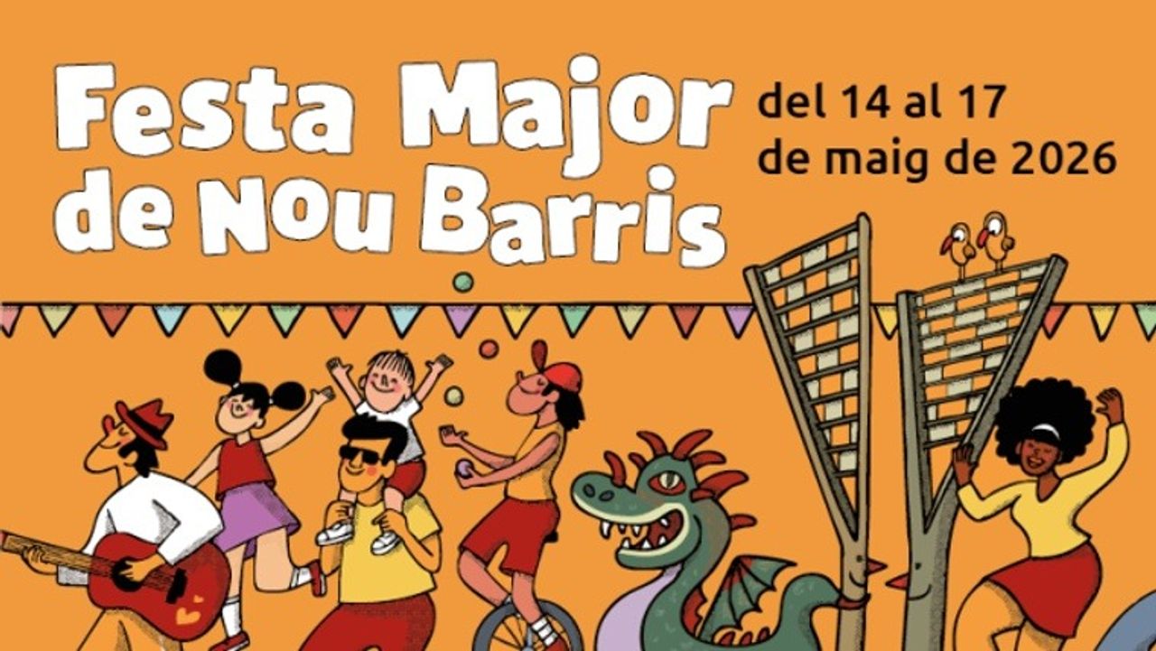 Cartel Festa Major de Nou Barris 2026. Foto: Ayuntamiento de Barcelona.