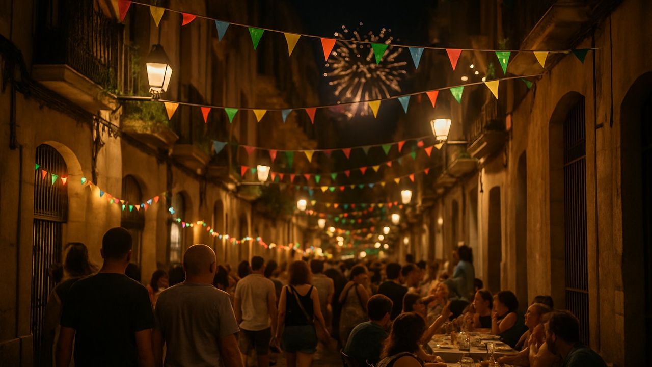 Gràcia, Sant Roc y Sants, el gran trio popular de fiestas en Barcelona